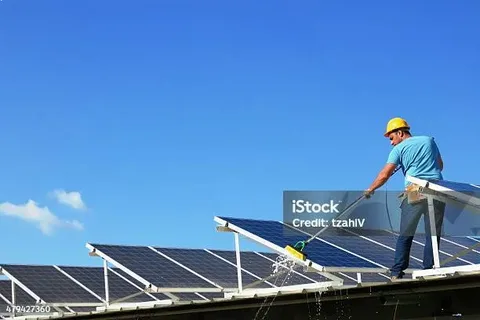 Solar panel Cleaning